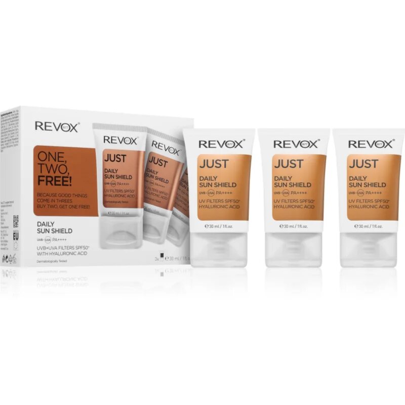 Revox B77 JUST Daily Sun Shield ochranný pleťový krém SPF 50+