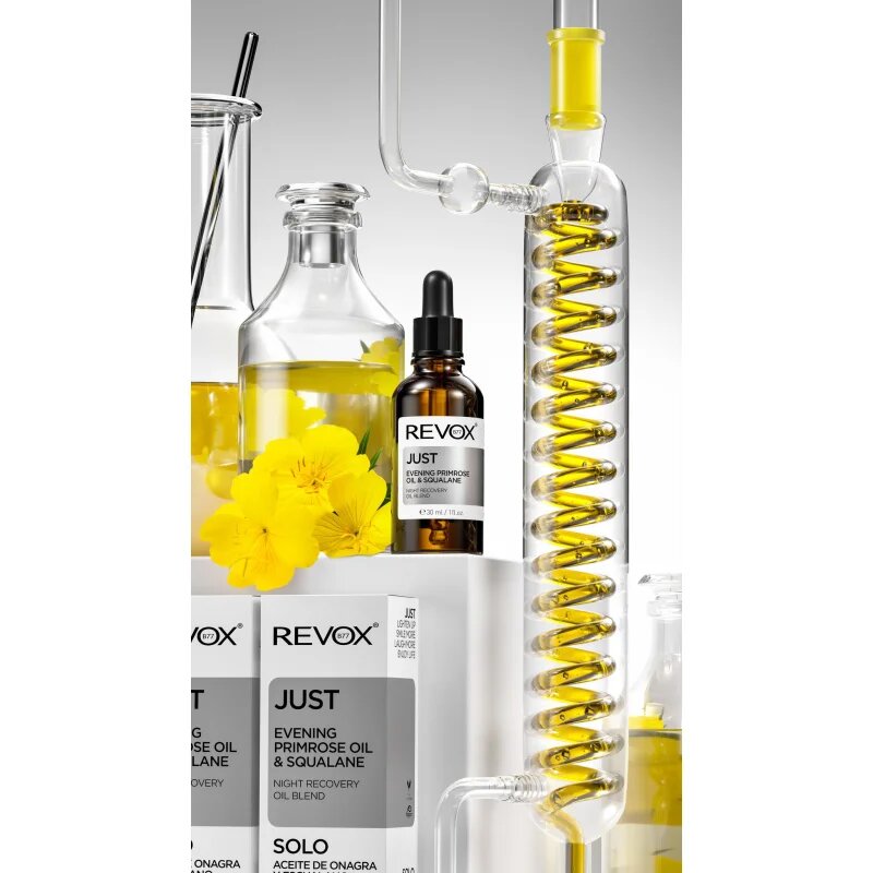 Revox B77 JUST Evening Primrose Oil & Squalane regenerační noční olej pro obnovu kožní bariéry 30 ml