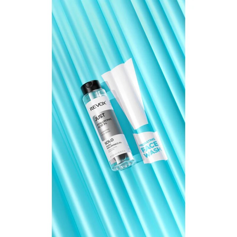 Revox B77 Just Hyaluronic Acid 3% hydratační čisticí gel na obličej 250 ml