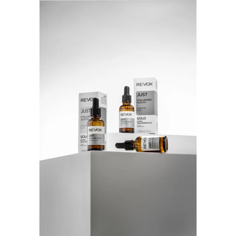 Revox B77 Just Hyaluronic Acid 5% hydratační fluid na obličej a krk 30 ml