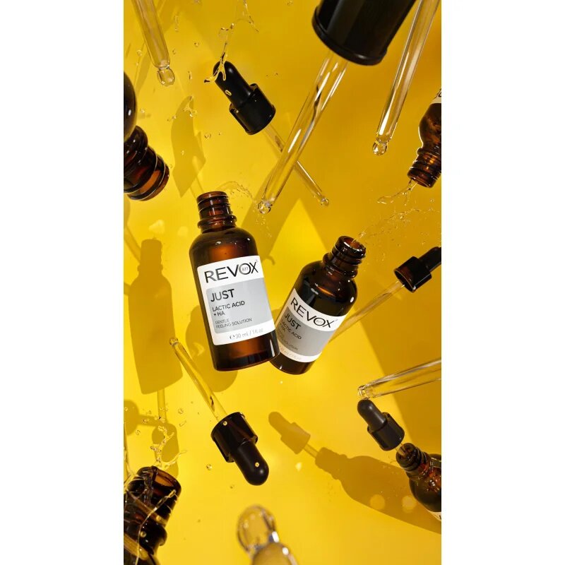 Revox B77 Just Lactic Acid + HA vyhlazující exfoliační sérum na obličej a krk 30 ml
