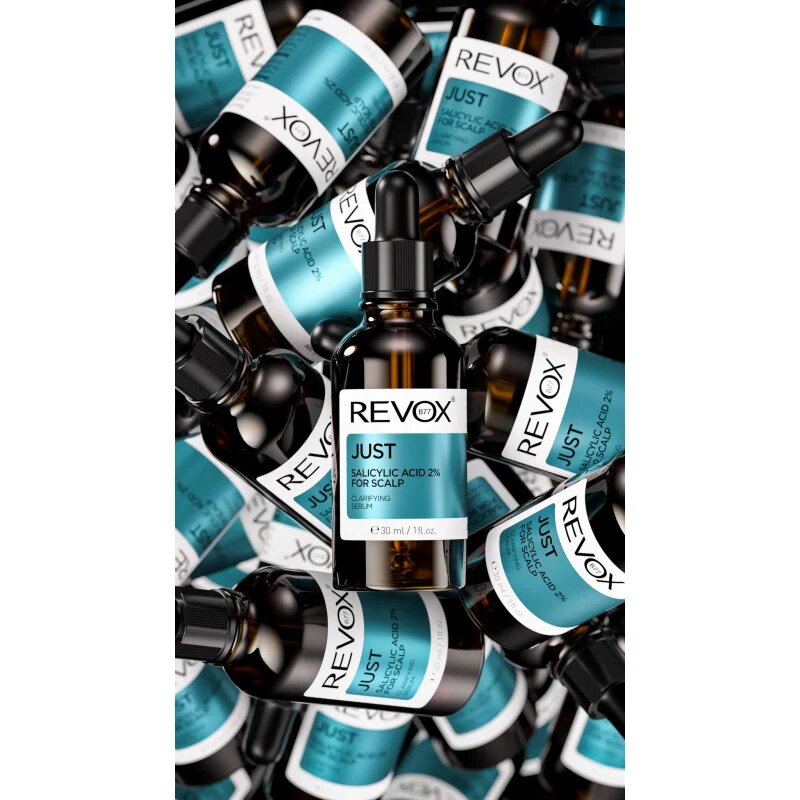 Revox B77 JUST Salicylic Acid 2% hloubkově čisticí sérum pro vlasovou pokožku 30 ml