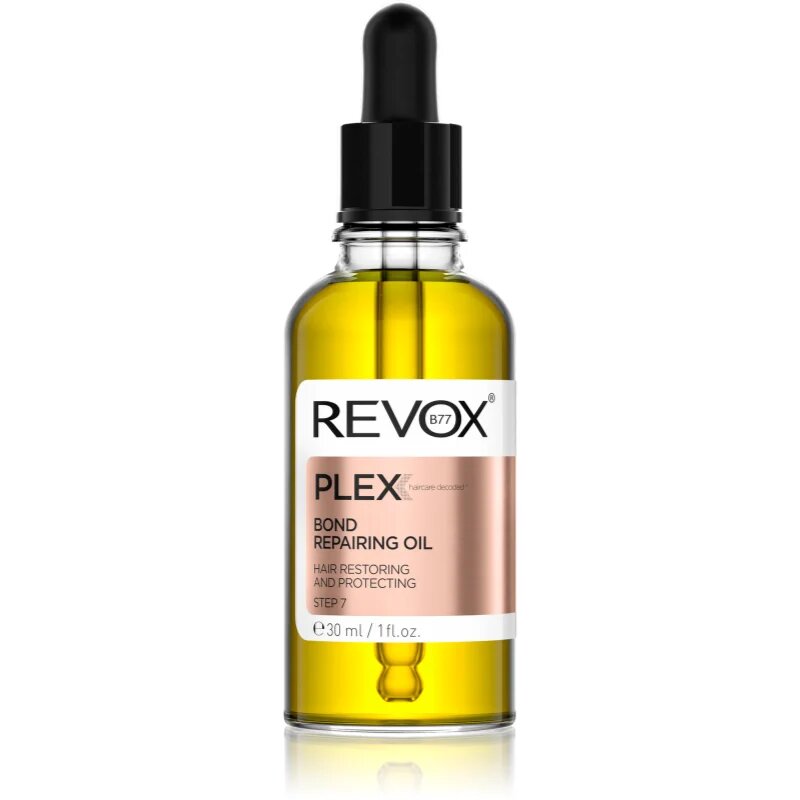 Revox B77 PLEX Bond Repairing Oil. Step 7 vyživující olej pro lesk a hebkost vlasů 30 ml