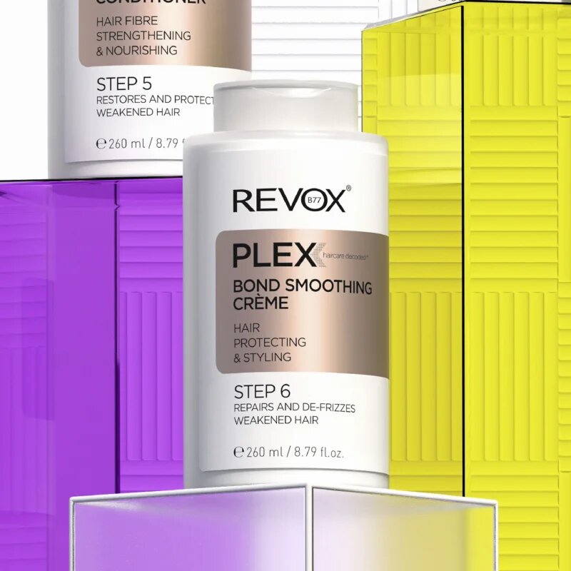 Revox B77 PLEX Bond Smoothing Crème. Step 6 uhlazující krém pro posílení vlasů 260 ml