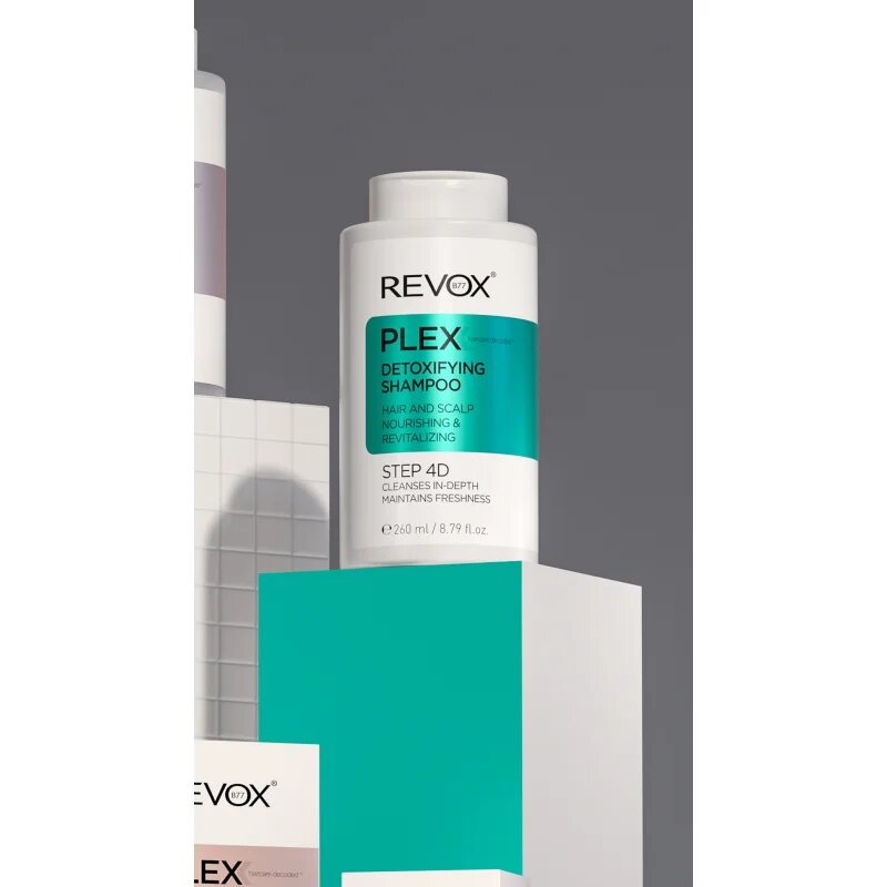 Revox B77 PLEX Detoxifying Shampoo. Step 4D čisticí detoxikační šampon 260 ml