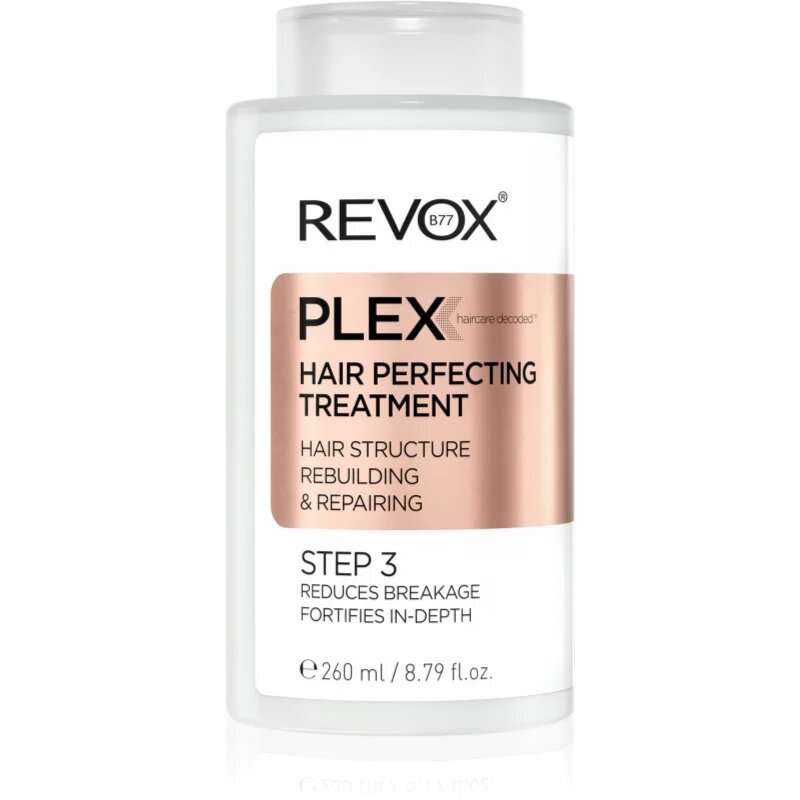 Revox B77 PLEX Hair Perfecting Treatment. Step 3 předšamponová péče pro barvené a poškozené vlasy 260 ml