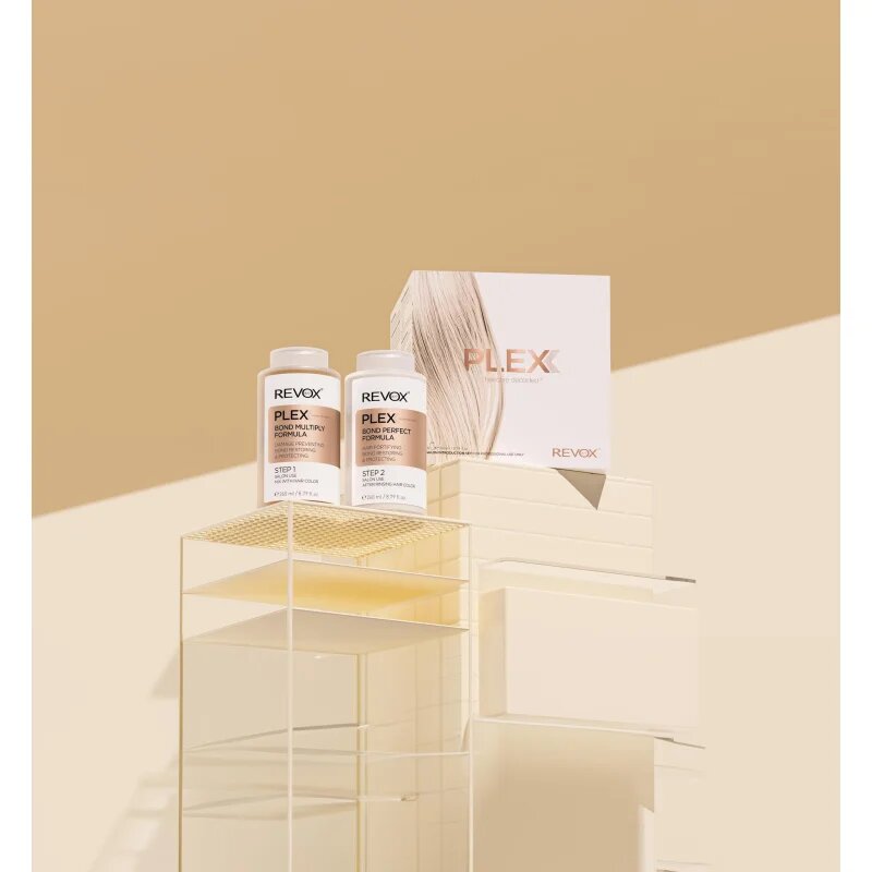Revox B77 PLEX Hair Rebuilding System Professional Set sada pro barvené a poškozené vlasy pro profesionální použití 3x260 ml
