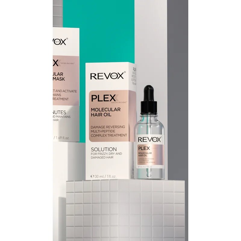 Revox B77 PLEX Molecular Hair Oil olej pro posílení poškozených vlasů 30 ml