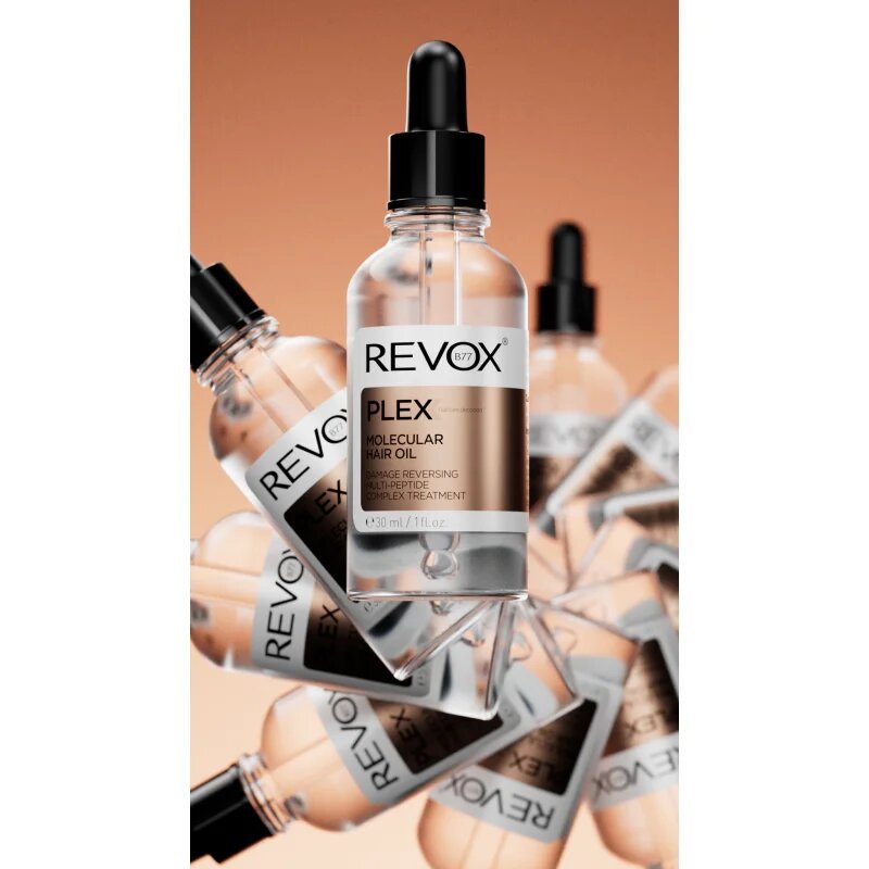 Revox B77 PLEX Molecular Hair Oil olej pro posílení poškozených vlasů 30 ml