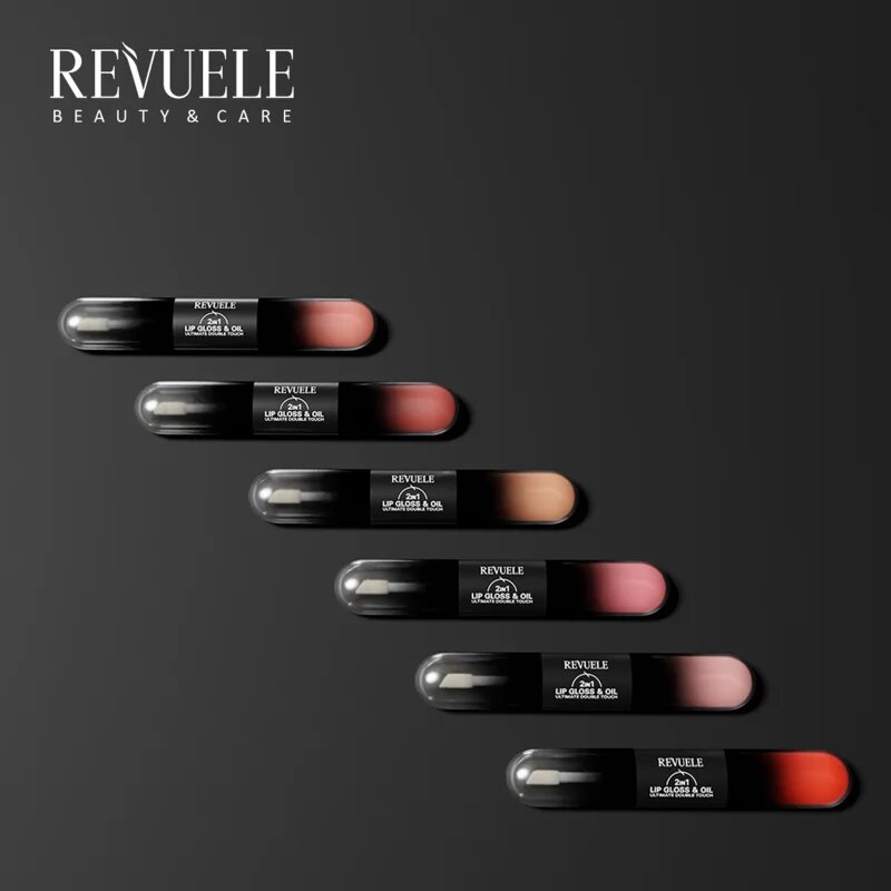 Revuele 2IN1 Lip Gloss & Oil lesk na rty 2 v 1 odstín 06 7 ml