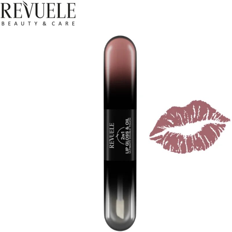 Revuele 2IN1 Lip Gloss & Oil lesk na rty 2 v 1 odstín 11 7 ml