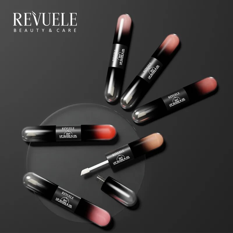 Revuele 2IN1 Lip Gloss & Oil lesk na rty 2 v 1 odstín 11 7 ml