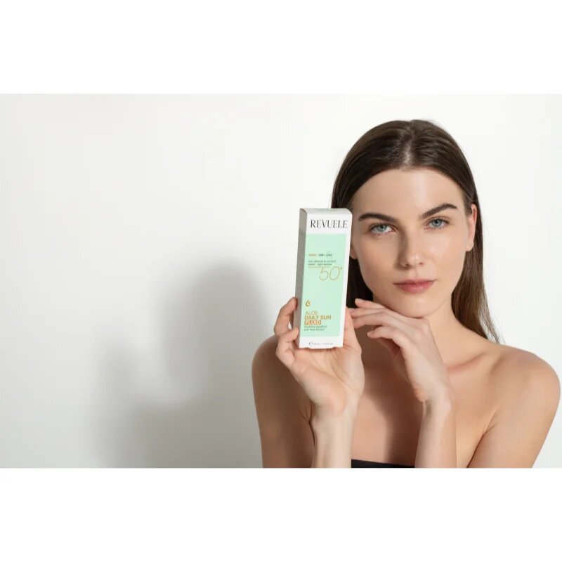 Revuele Aloe Daily Sun Fluid SPF 50+ lehký ochranný fluid SPF 50+ 40 ml