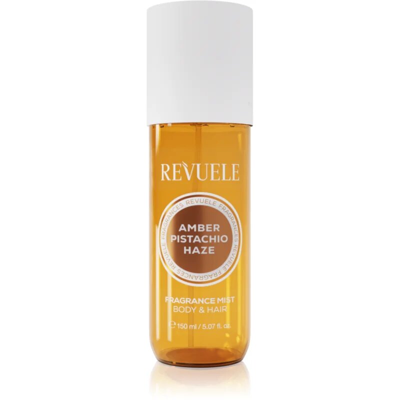 Revuele Amber Pistachio Haze Fragrance Mist parfémovaná mlha na tělo a vlasy pro ženy 150 ml