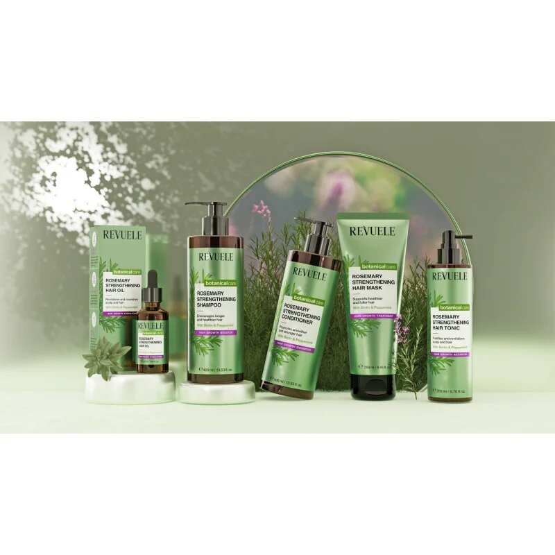 Revuele Botanical Care Rosemary posilující šampon pro podporu růstu vlasů 400 ml