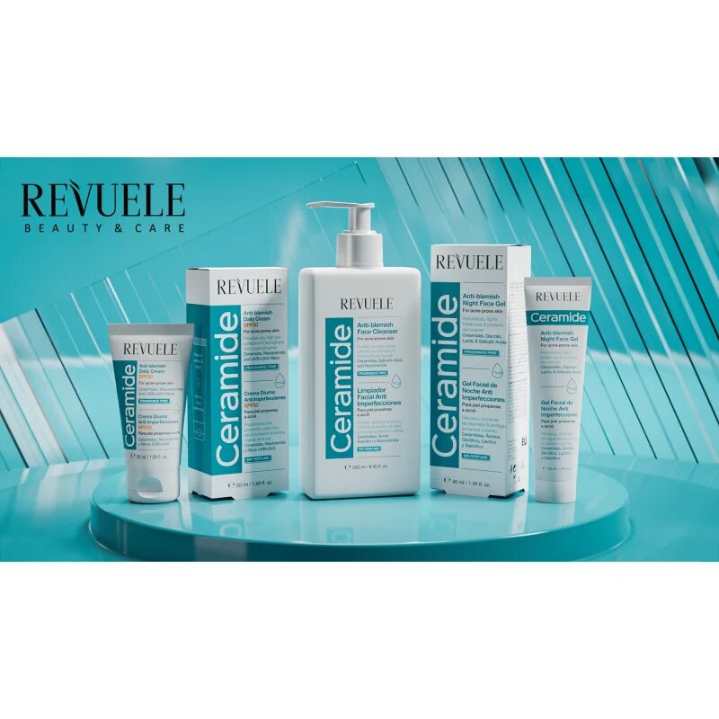 Revuele Ceramide Anti-Blemish Night Face Gel gel proti nedokonalostem na noc 40 ml