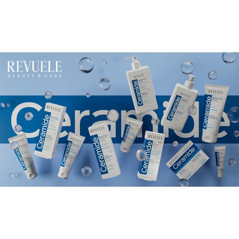 Revuele Ceramide Moisturizing Lotion hydratační mléko na tělo a obličej pro suchou až velmi suchou pokožku 250 ml