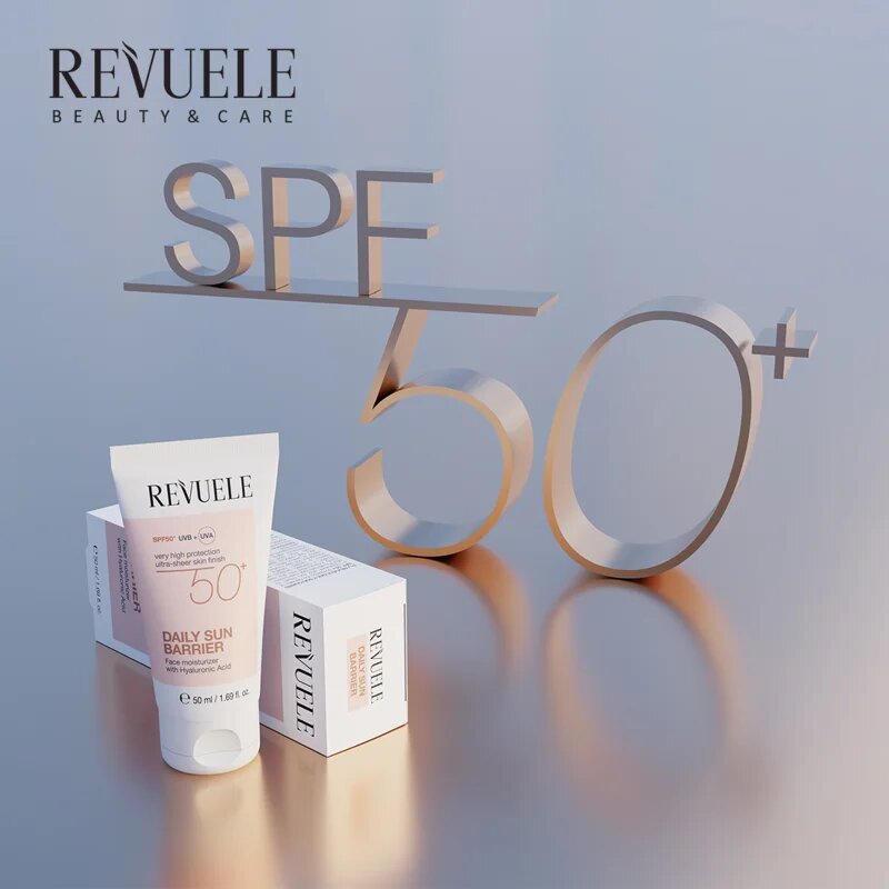 Revuele Daily Sun Barrier SPF 50+ hydratační pleťový krém SPF 50+ 50 ml