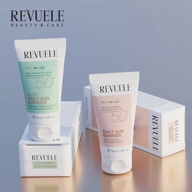 Revuele Daily Sun Barrier SPF 50+ hydratační pleťový krém SPF 50+ 50 ml