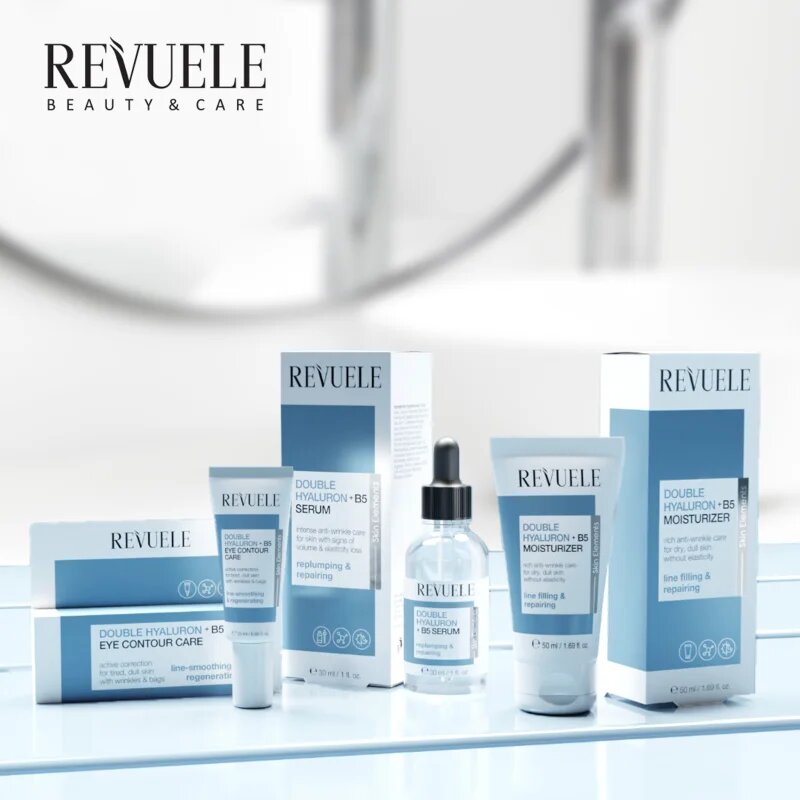 Revuele Double Hyaluron + B5 Serum hydratační pleťové sérum proti vráskám 30 ml