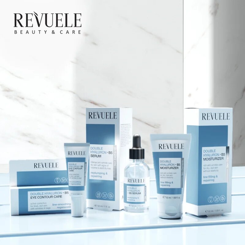Revuele Double Hyaluron + B5 Toner hydratační tonikum s revitalizačním účinkem 200 ml