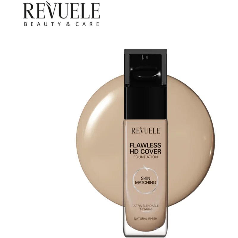 Revuele Flawless HD Cover Foundation lehký make-up pro dokonalý vzhled odstín 01 Ivory 33 ml