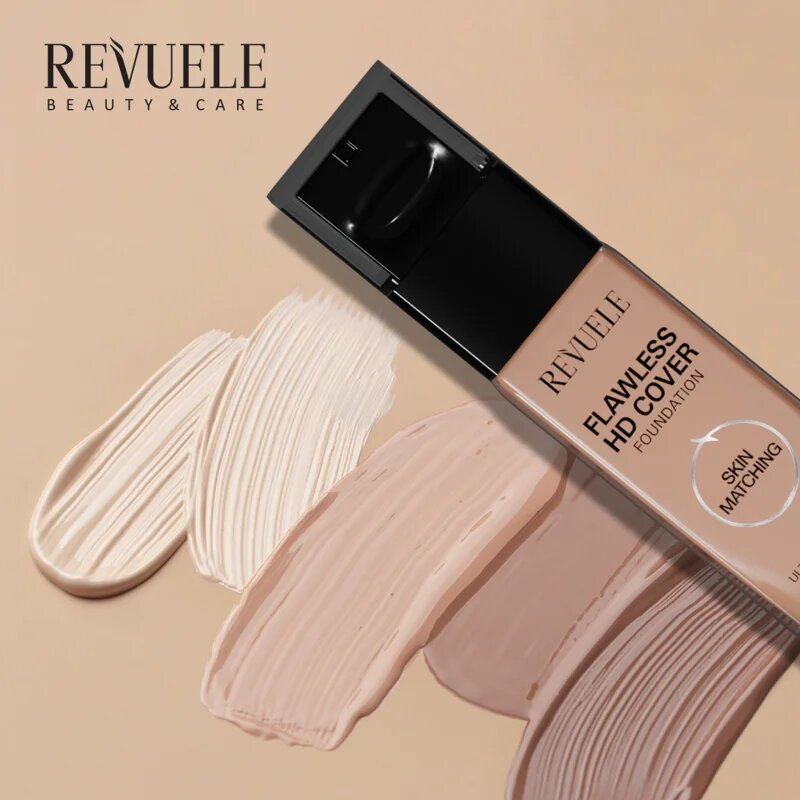 Revuele Flawless HD Cover Foundation lehký make-up pro dokonalý vzhled odstín 01 Ivory 33 ml