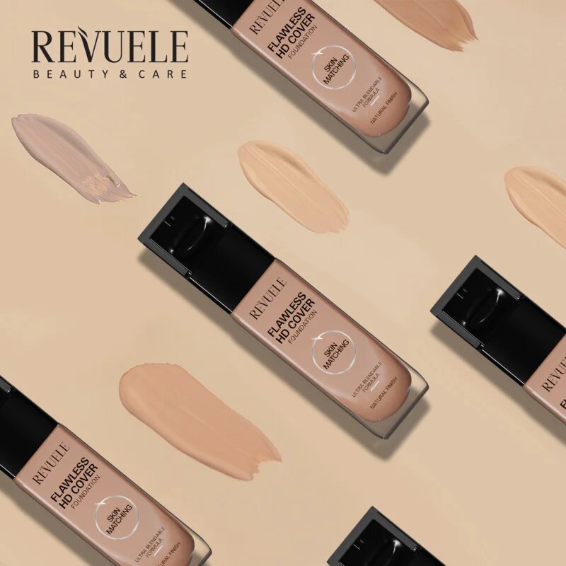 Revuele Flawless HD Cover Foundation lehký make-up pro dokonalý vzhled odstín 01 Ivory 33 ml