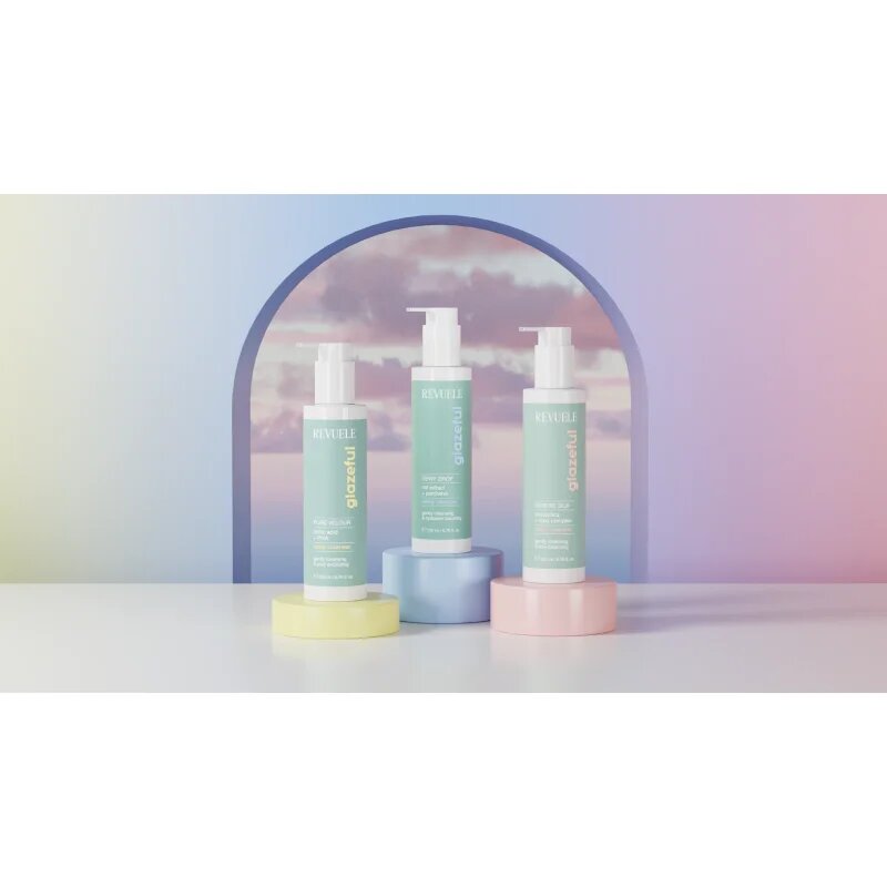 Revuele Glazeful Milky Cleanser Pure Velour jemné čisticí mléko s exfoliačním účinkem 200 ml