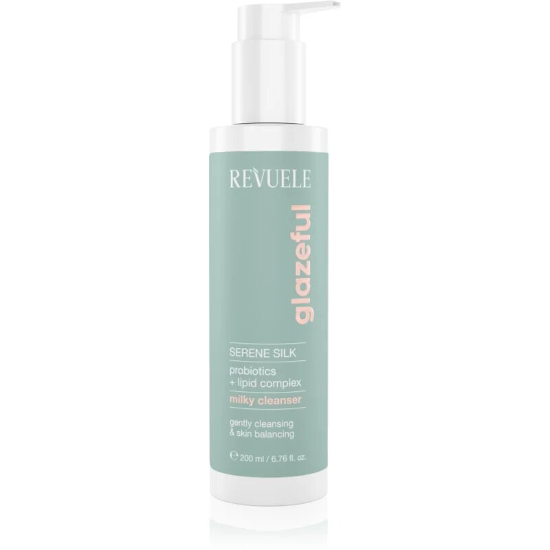 Revuele Glazeful Milky Cleanser Serene Silk jemné čisticí mléko se zklidňujícím účinkem 200 ml
