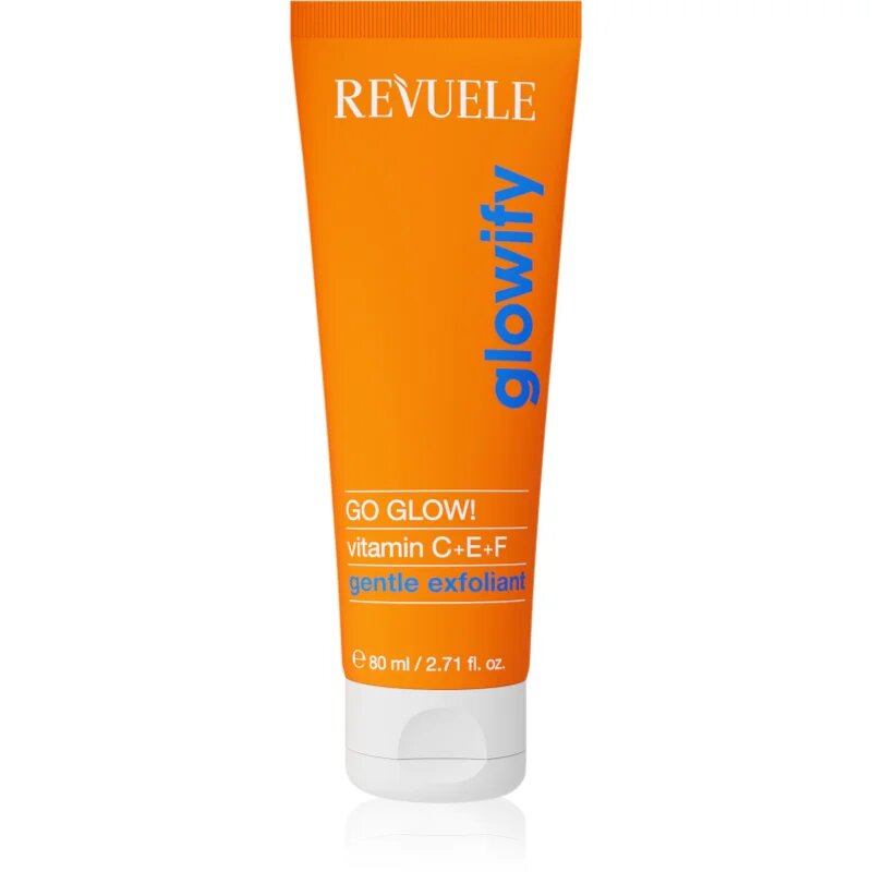Revuele Glowify Go Glow! jemný peeling pro rozjasnění pleti 80 ml