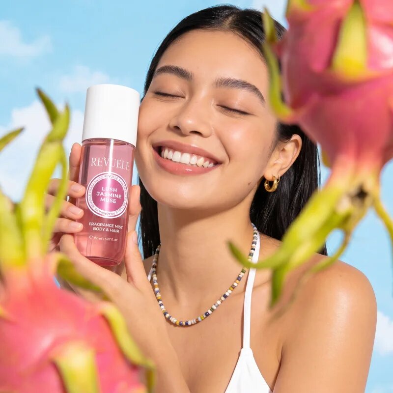 Revuele Lush Jasmine Muse Fragrance Mist parfémovaná mlha na tělo a vlasy pro ženy 150 ml