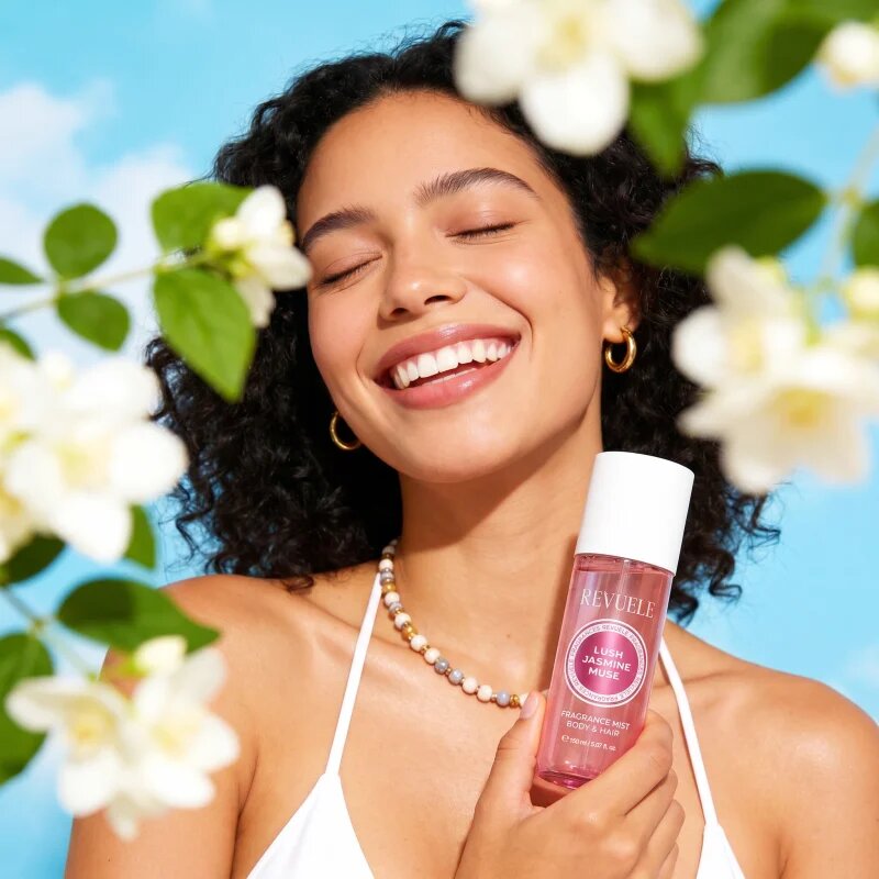 Revuele Lush Jasmine Muse Fragrance Mist parfémovaná mlha na tělo a vlasy pro ženy 150 ml