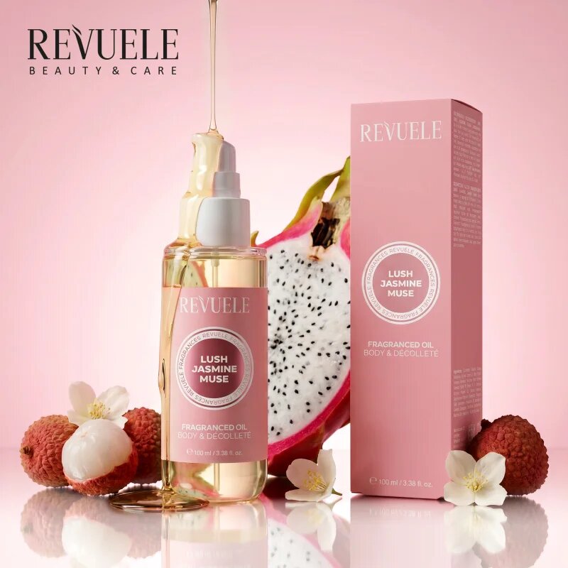 Revuele Lush Jasmine Muse Fragranced Oil parfémovaný olej na tělo 100 ml