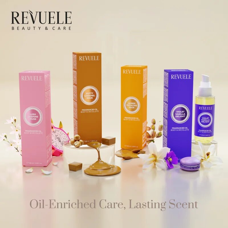 Revuele Lush Jasmine Muse Fragranced Oil parfémovaný olej na tělo 100 ml