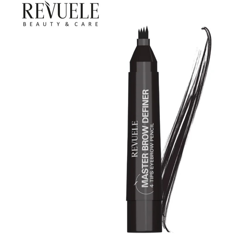 Revuele Master Brow Definer 4 Tips Eyebrow Pencil precizní tužka na obočí odstín Dark 2.2 ml