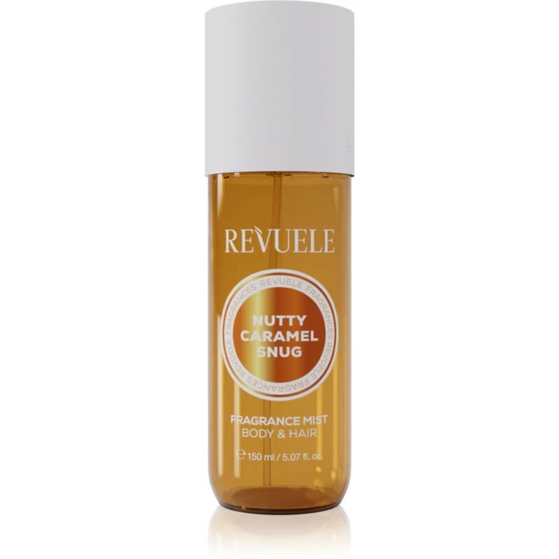 Revuele Nutty Caramel Snug Fragrance Mist parfémovaná mlha na tělo a vlasy pro ženy 150 ml