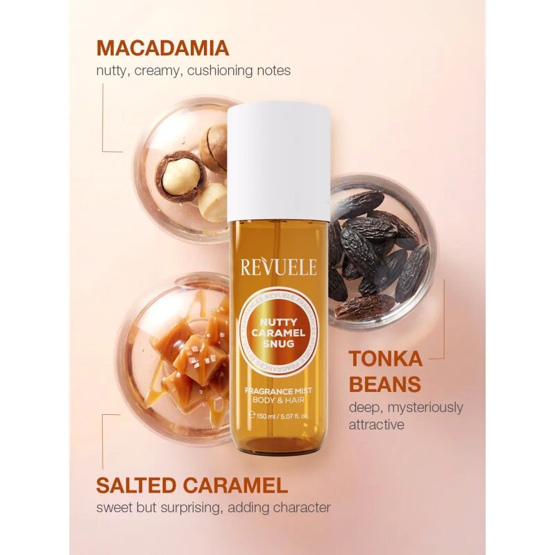 Revuele Nutty Caramel Snug Fragrance Trio Set dárková sada na tělo pro ženy