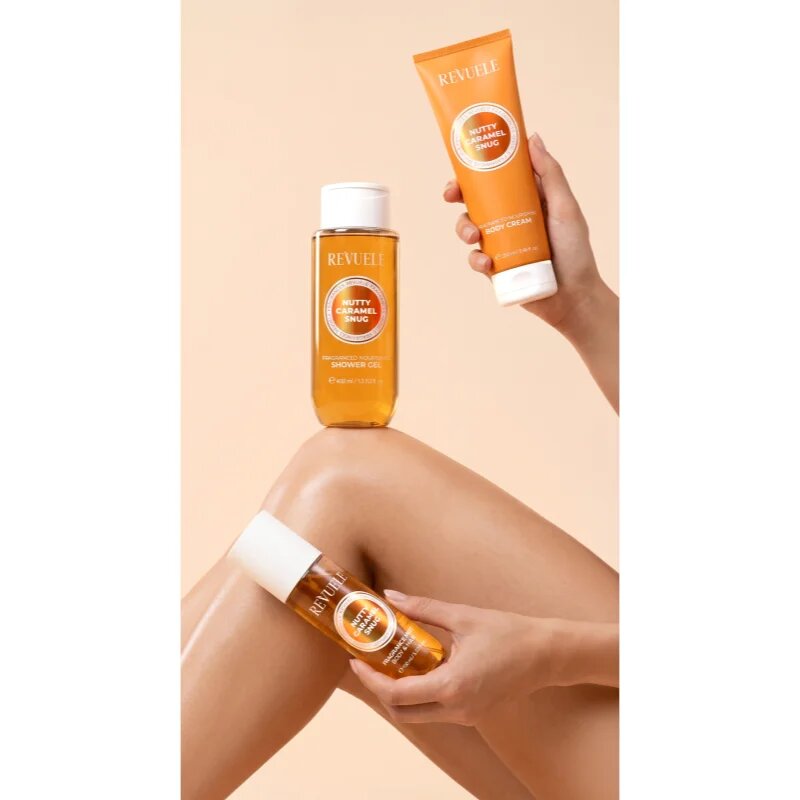 Revuele Nutty Caramel Snug Fragrance Trio Set dárková sada na tělo pro ženy