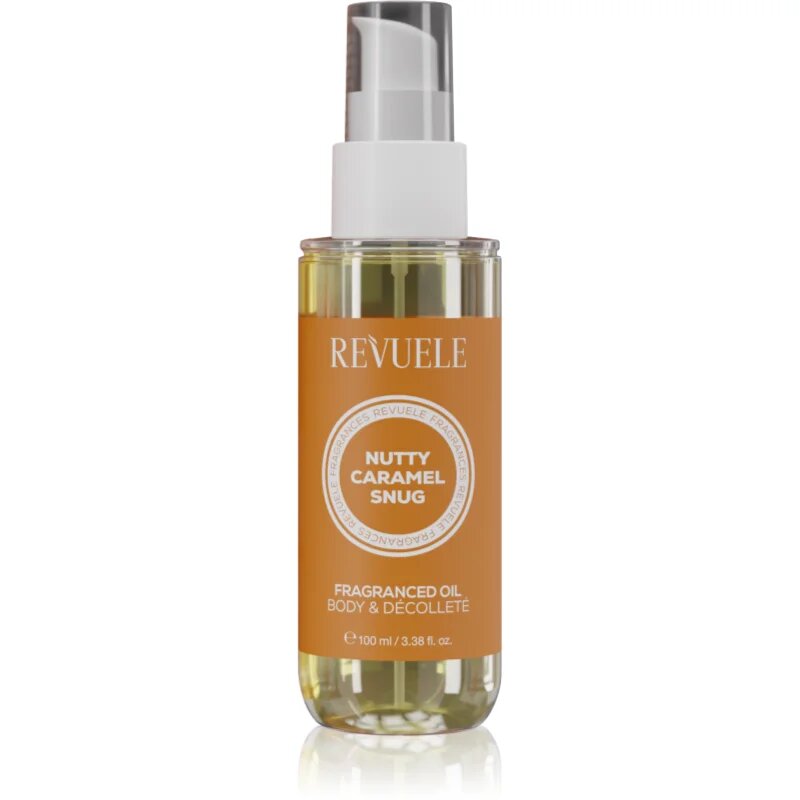 Revuele Nutty Caramel Snug Fragranced Oil parfémovaný olej na tělo 100 ml