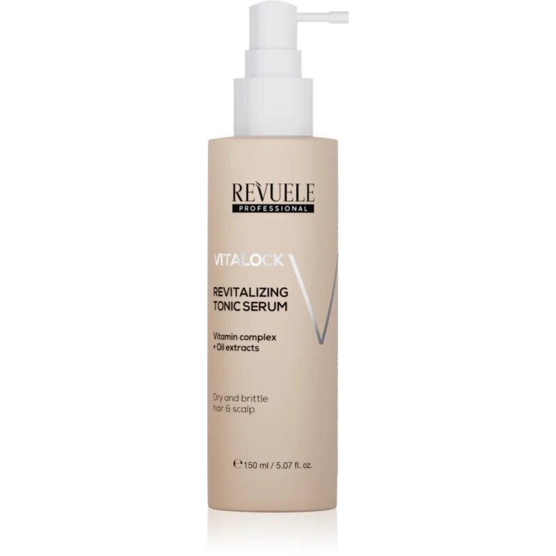 Revuele Professional Vitalock Revitalizing revitalizační tonikum pro suché a křehké vlasy 150 ml