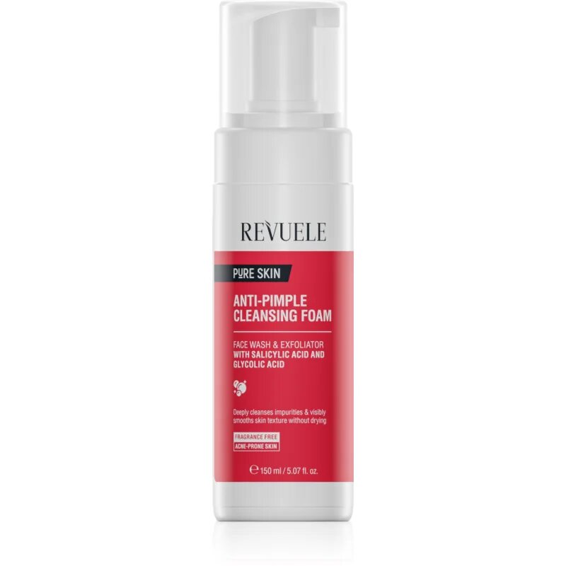 Revuele Pure Skin Anti-Pimple čisticí pěna pro problematickou pleť akné 150 ml