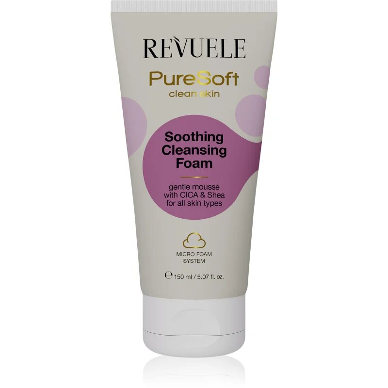 Revuele PureSoft Clean Skin čisticí pleťová pěna se zklidňujícím účinkem 150 ml