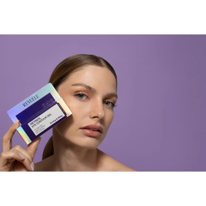 Revuele Retinol Eye Contour Gel hydratační oční gel proti vráskám a tmavým kruhům 25 ml