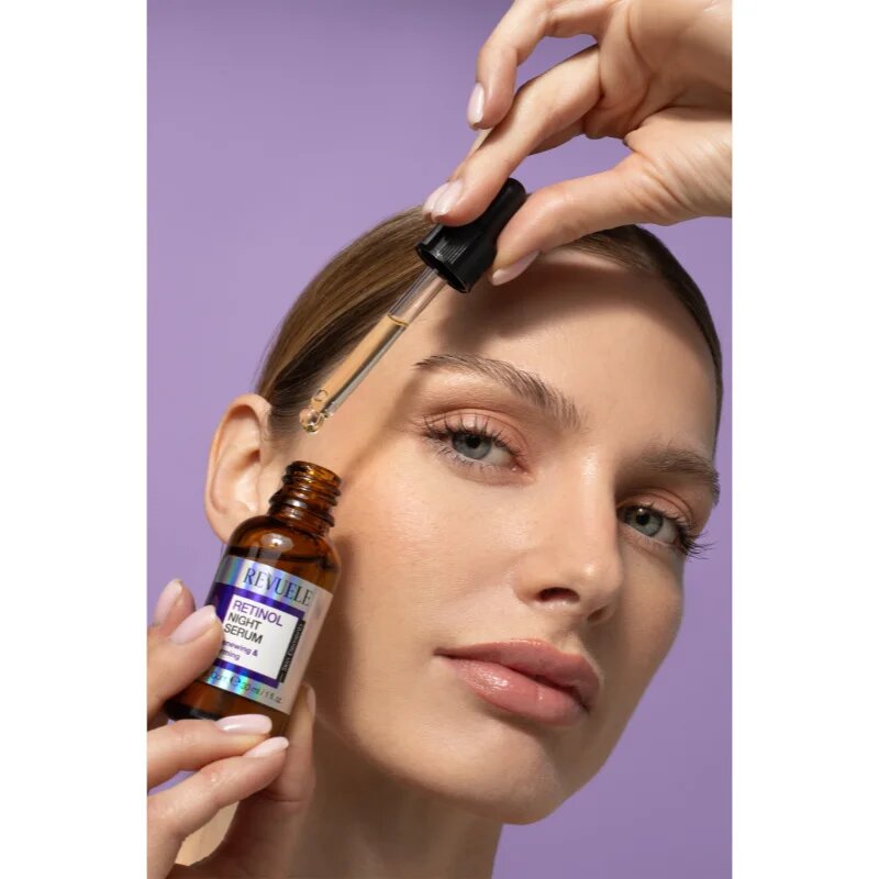 Revuele Retinol Night Serum noční sérum proti vráskám se zpevňujícím účinkem 30 ml