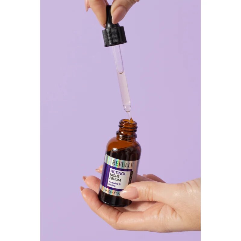 Revuele Retinol Night Serum noční sérum proti vráskám se zpevňujícím účinkem 30 ml