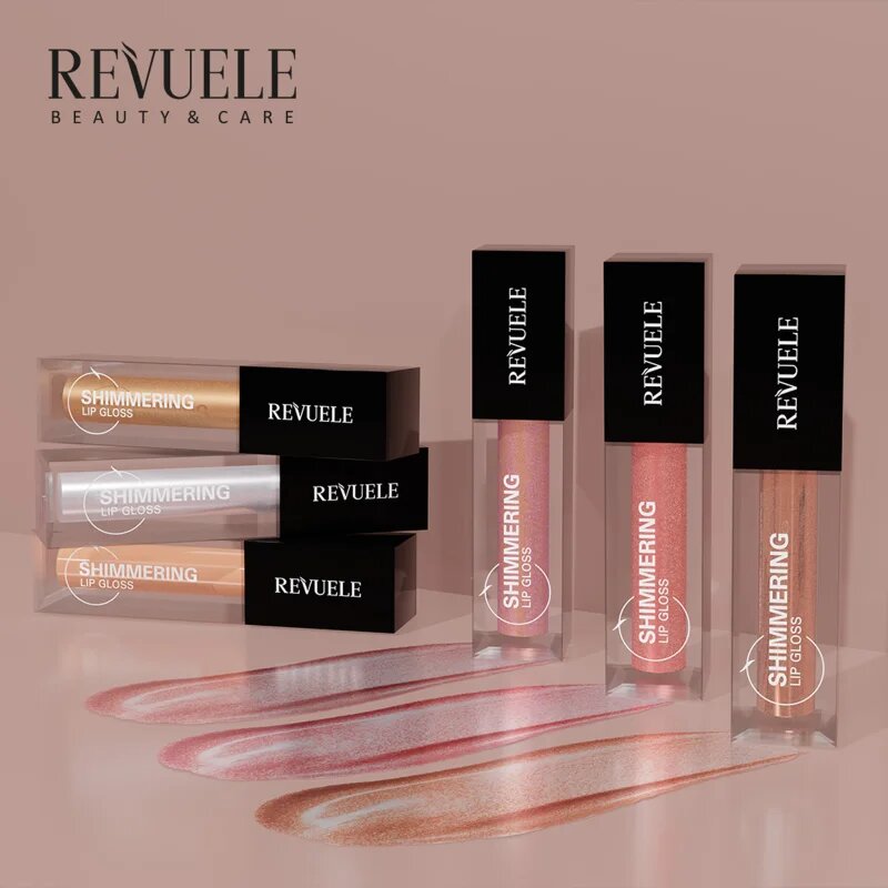 Revuele Shimmering Lip Gloss třpytivý lesk na rty odstín 20 6 ml