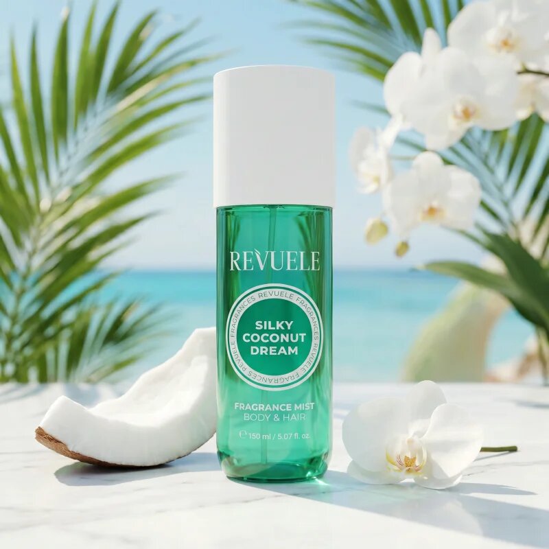 Revuele Silky Coconut Dream Fragrance Mist parfémovaná mlha na tělo a vlasy pro ženy 150 ml