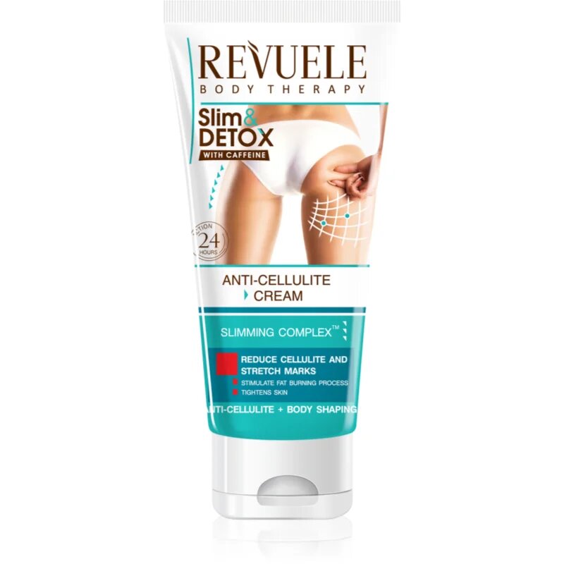 Revuele Slim & Detox With Caffeine tělový krém na celulitidu 200 ml