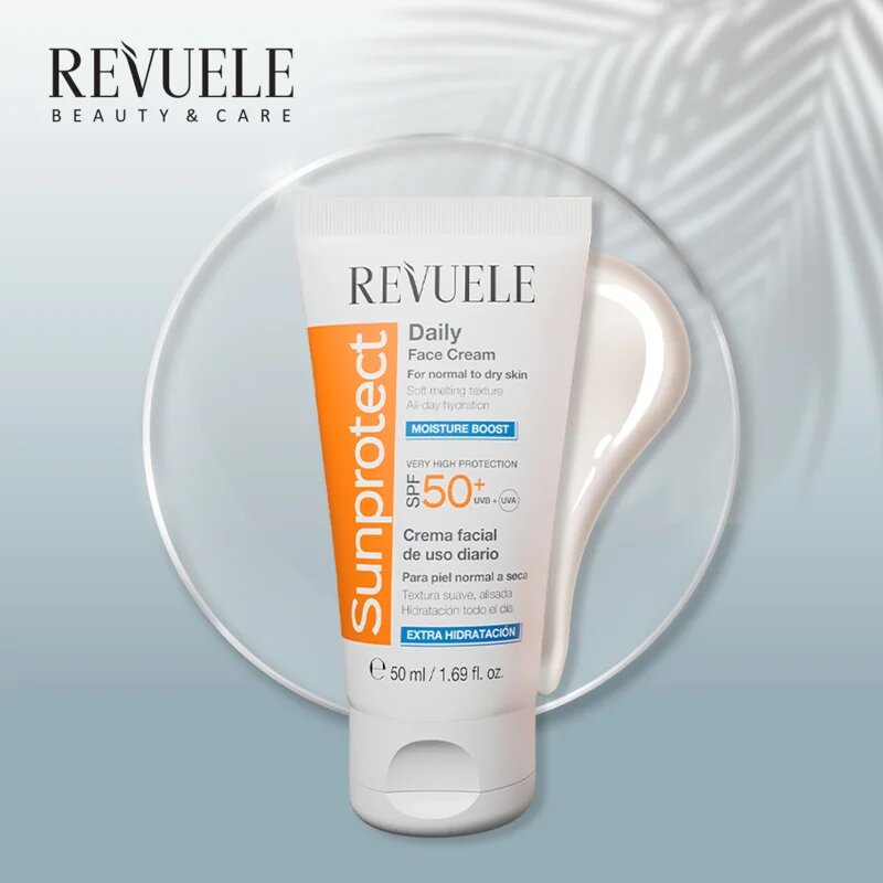 Revuele Sunprotect Moisture Boost hydratační denní krém SPF 50+ 50 ml